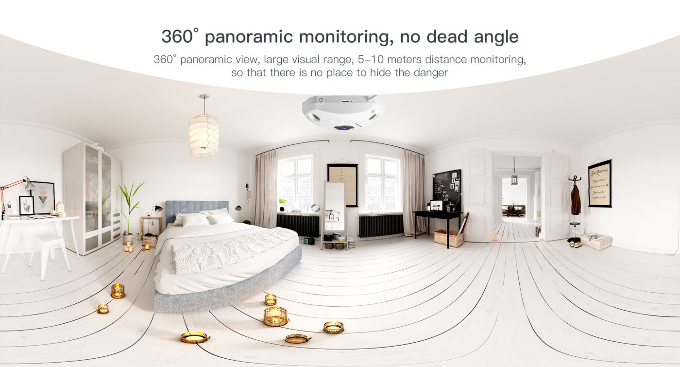Cámara Panorámica 360° Wifi FullHD | Ingeniería Home Austral - Punta Arenas